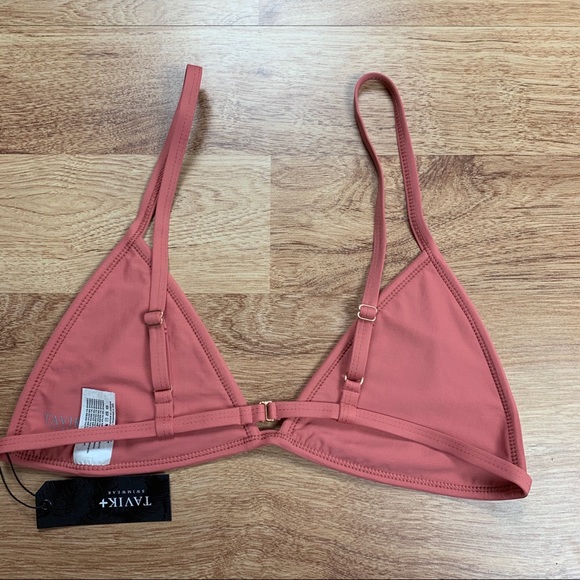 TAVIK Swimwear Jett Textured Triangle Bikini Swim Top Women - Picture 5 of 10